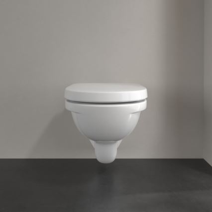 Villeroy & Boch 5660H101 - O.NOVO Wand-WC mit WC-Sitz, Keramik/Weiß