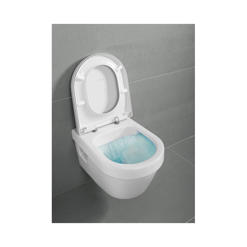 Villeroy & Boch 5684HRR1 - Wand-WC mit SoftClose-Sitz ARCHITECTURA Keramik/weiß