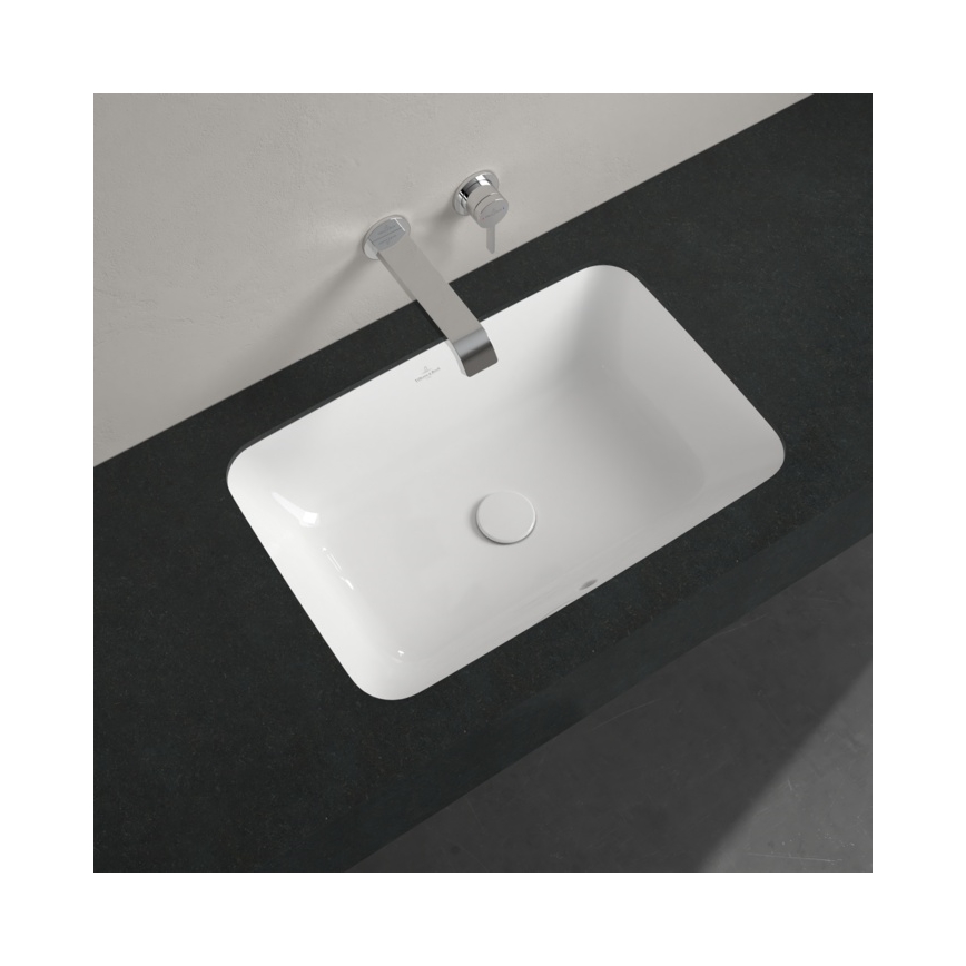 Villeroy & Boch 5A776001 - Einbau-Waschbecken ARCHITECTURA 57x37 Keramik/weiß