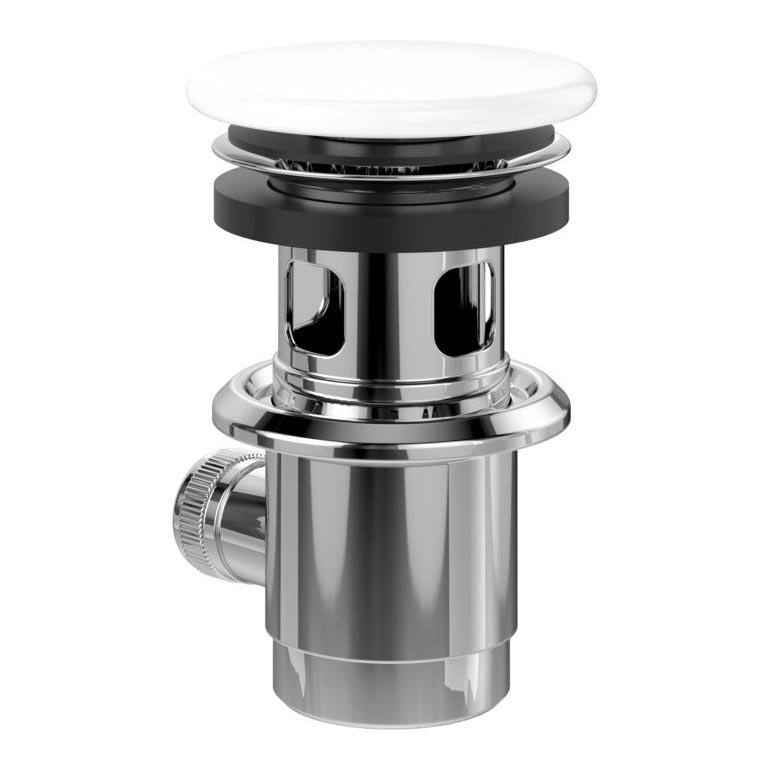 Villeroy & Boch 68100001 - Waschbeckenablauf weiß/hochglanzchrom