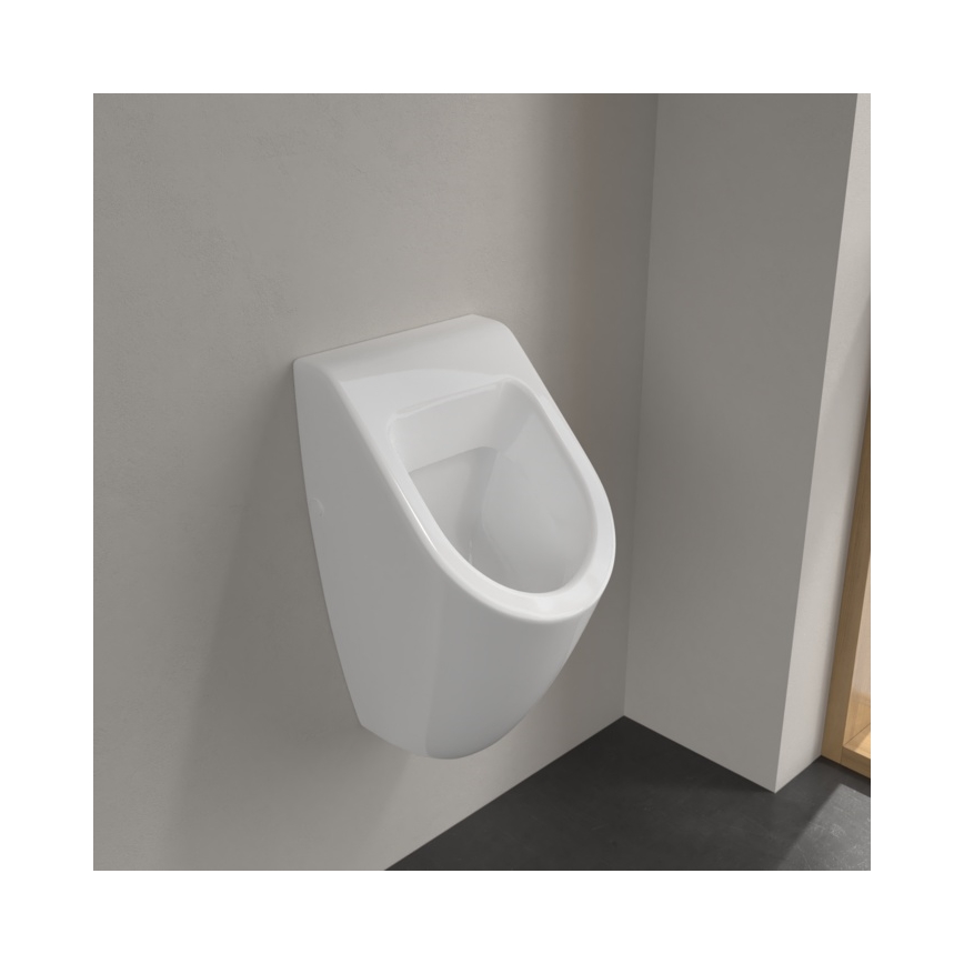 Villeroy & Boch 75130001 - Urinal SUBWAY mit hinterem Abgang, Keramik/weiß