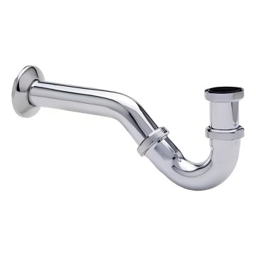 Villeroy & Boch 92087200 - Bidet-Siphon, hochglanzverchromt