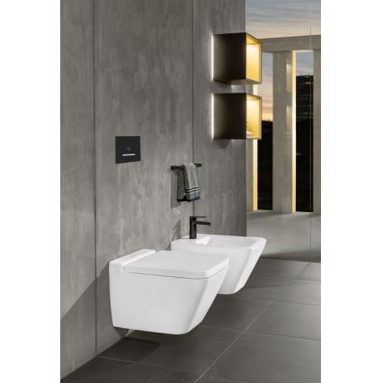 Villeroy & Boch 922169AN - Spültaste VICONNECT matt schwarz/matt chrom