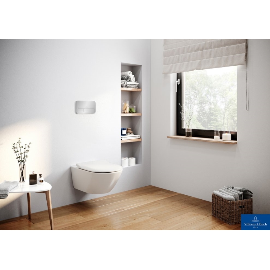 Villeroy & Boch 92249061 - Betätigungsplatte VICONNECT glänzender Chrom