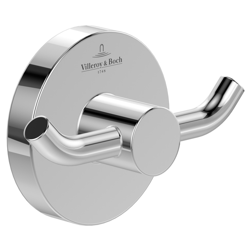 Villeroy & Boch TVA15101200061 - Wandhaken ELEMENTS, glänzender Chrom
