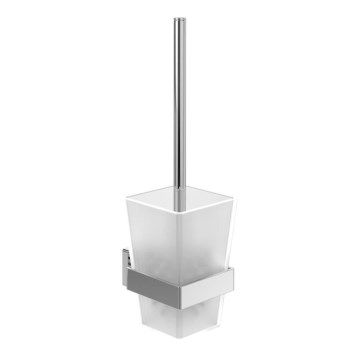 Villeroy & Boch TVA15201700061 - Wandmontierte WC-Bürste ELEMENTS Glas/Glanzchrom