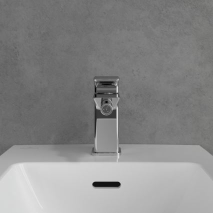 Villeroy & Boch TVB11200100061 - Bidetarmatur + Ablaufgarnitur SUBWAY 3.0 glänzender Chrom