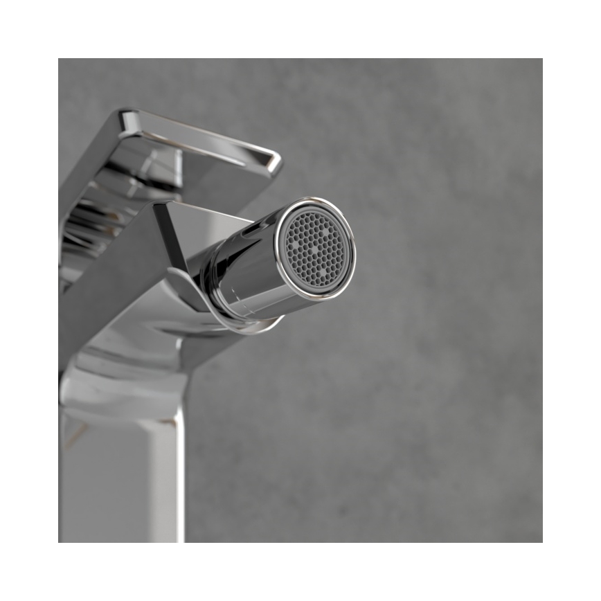 Villeroy & Boch TVB11200100061 - Bidetarmatur + Ablaufgarnitur SUBWAY 3.0 glänzender Chrom