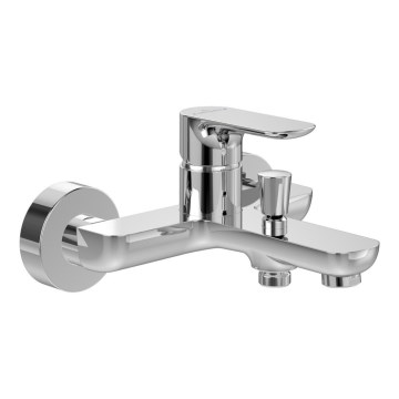 Villeroy & Boch TVT10400100061 - Wannenbatterie O.NOVO, glänzendes Chrom