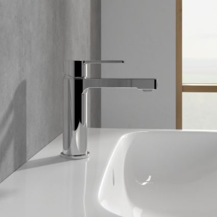 Villeroy & Boch TVW10300400161 - ARCHITECTURA Waschtischarmatur, 16,4 cm, Hochglanzchrom