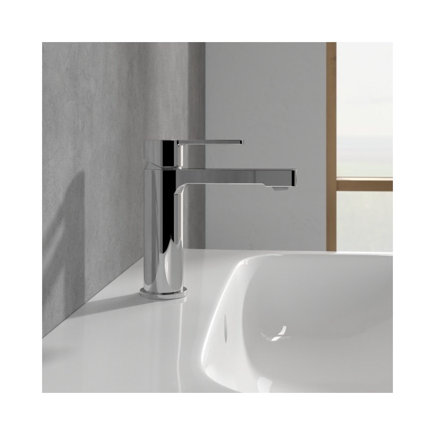 Villeroy & Boch TVW10300400161 - ARCHITECTURA Waschtischarmatur, 16,4 cm, Hochglanzchrom