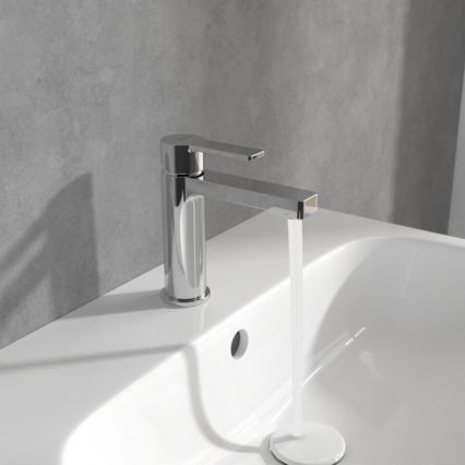 Villeroy & Boch TVW10300400161 - ARCHITECTURA Waschtischarmatur, 16,4 cm, Hochglanzchrom