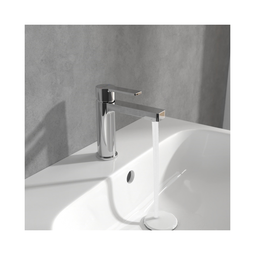 Villeroy & Boch TVW10300400161 - ARCHITECTURA Waschtischarmatur, 16,4 cm, Hochglanzchrom