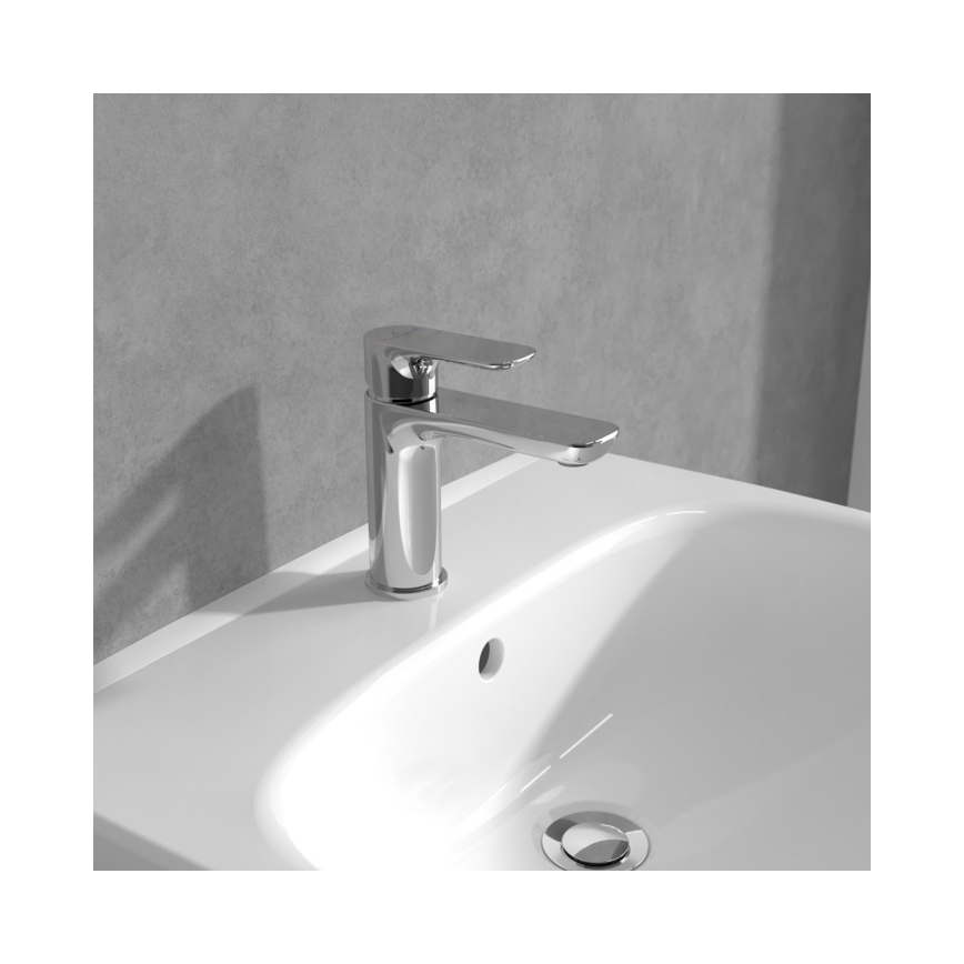 Villeroy & Boch TVW10400300161 - Waschtischarmatur O.NOVO 15,5 cm, Hochglanz-Chrom