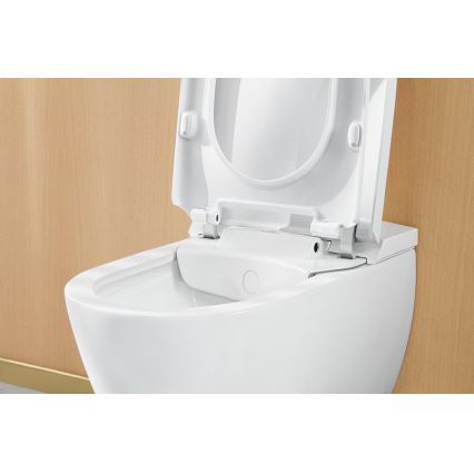 Villeroy & Boch V0E100R1 - Wandhängendes Bidet mit VICLEAN SoftClose-Sitz, Keramik/weiß + Fernbedienung