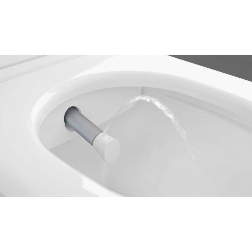 Villeroy & Boch V0E100R1 - Wandhängendes Bidet mit VICLEAN SoftClose-Sitz, Keramik/weiß + Fernbedienung