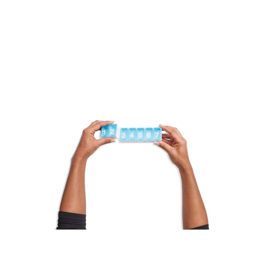 Vitility - Wöchentlicher Medikamentendosierer, blau