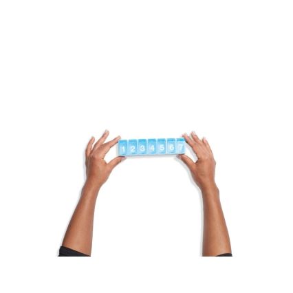 Vitility - Wöchentlicher Medikamentendosierer, blau