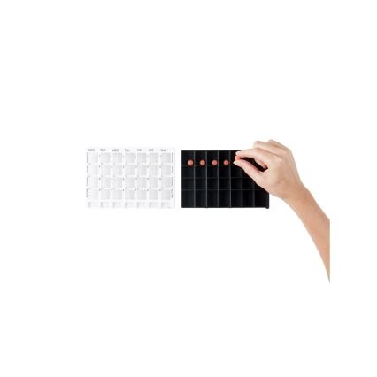 Vitility - Wöchentlicher Medikamentendosierer weiß/schwarz