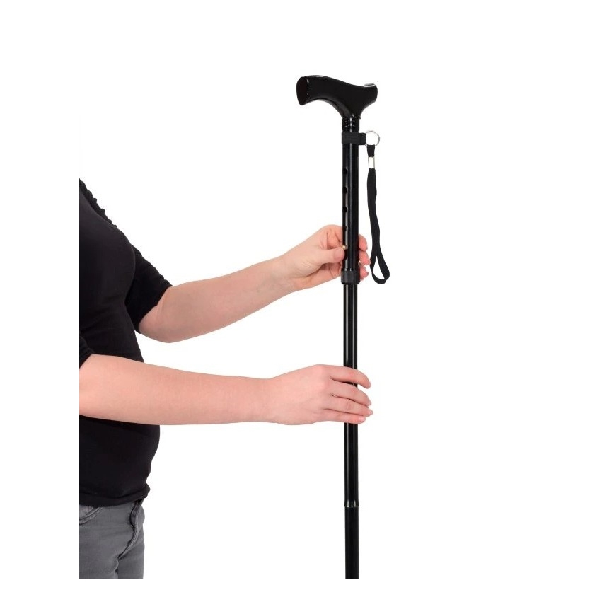 Vitility - Zusammenklappbarer Gehstock, schwarz