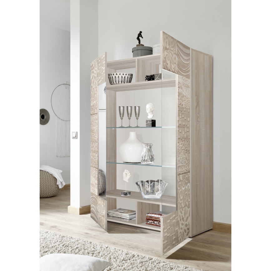 Vitrine ARIA Eiche Sonoma