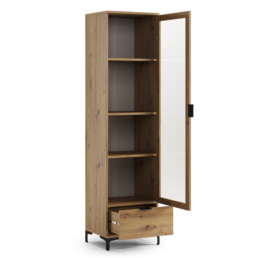 Vitrine LORA Eiche Artisan