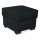 VIVA Hocker 51x51 cm schwarz