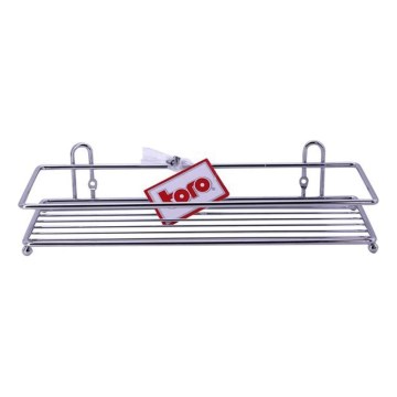 Wandablage für Dusche 10x30 cm glänzendes Chrom