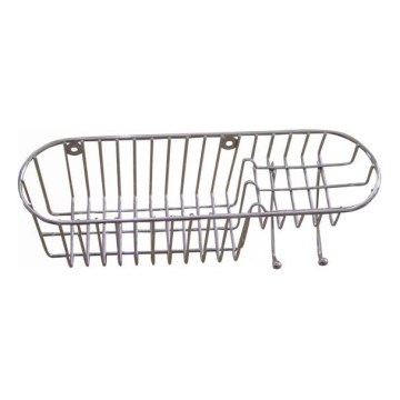 Wandablage für Dusche 11x34,6 cm glänzendes Chrom