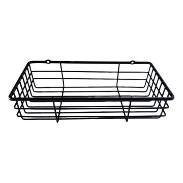 Wandablage für Dusche 12x25 cm schwarz