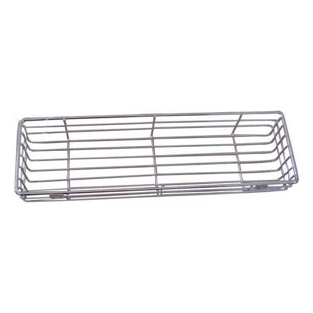 Wandablage für Dusche 12x40 cm glänzendes Chrom