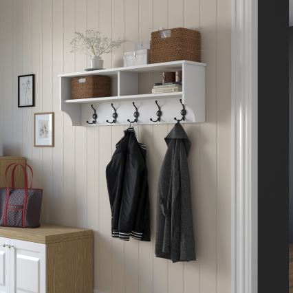Wandgarderobe RANI 120x37,2 cm Weiß