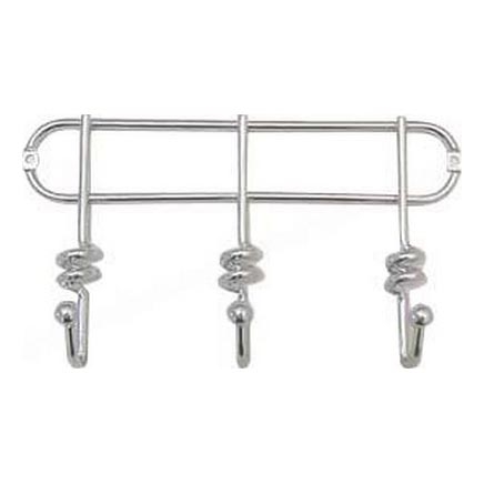 Wandgarderobe TWIST 13,3x25,3 cm glänzender Chrom