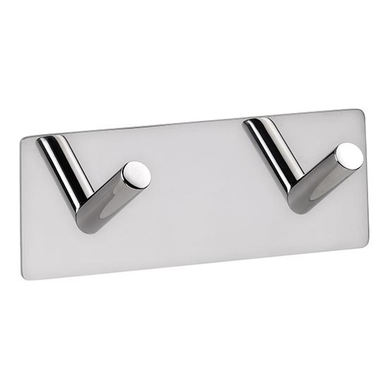 Wandhaken 11,5 x 4,5 cm, Edelstahl, silberfarben