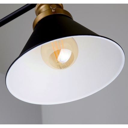Wandlämpchen FUNDO 1xE27/40W/230V schwarz/gold
