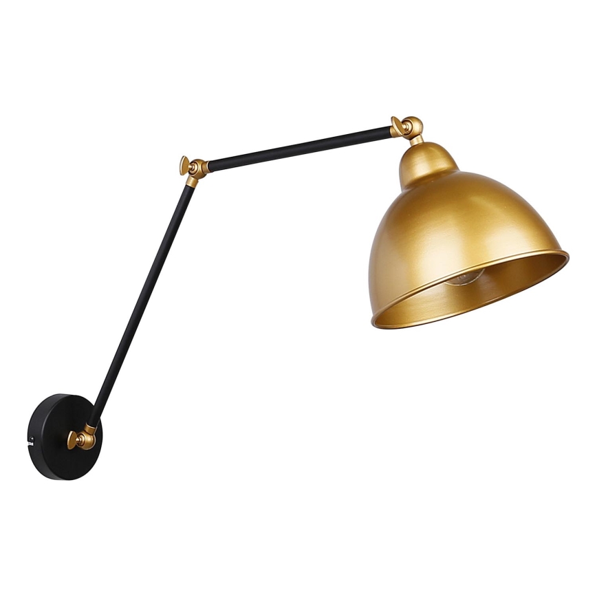 Wandlämpchen TRUCK 1xE27/40W/230V gold/schwarz