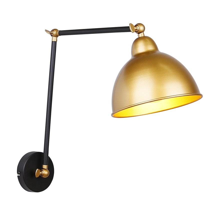 Wandlämpchen TRUCK 1xE27/40W/230V gold/schwarz