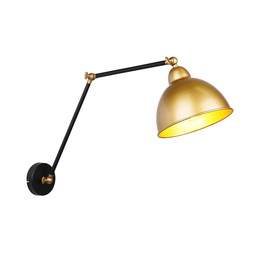 Wandlämpchen TRUCK 1xE27/40W/230V gold/schwarz