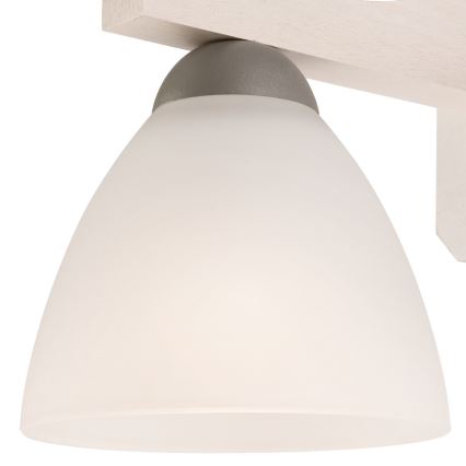Wandleuchte ADRIANO 1xE27/60W/230V Buche