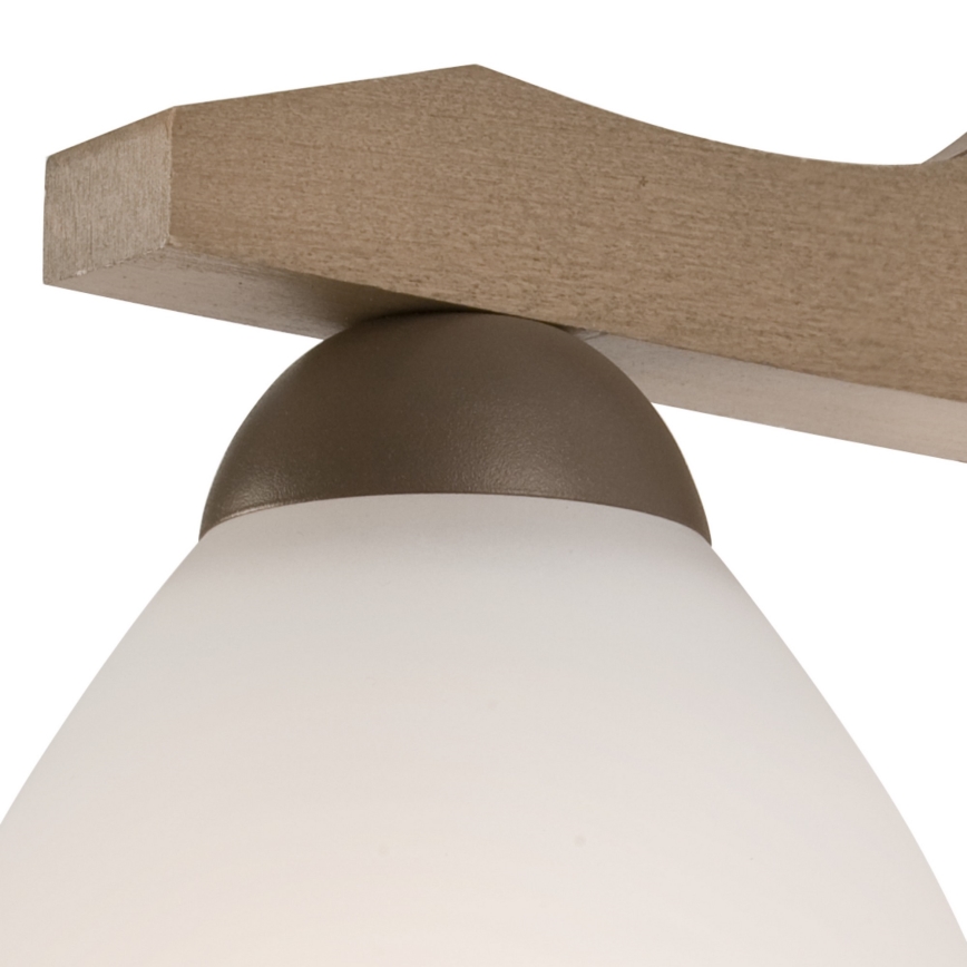 Wandleuchte ADRIANO 1xE27/60W/230V Buche