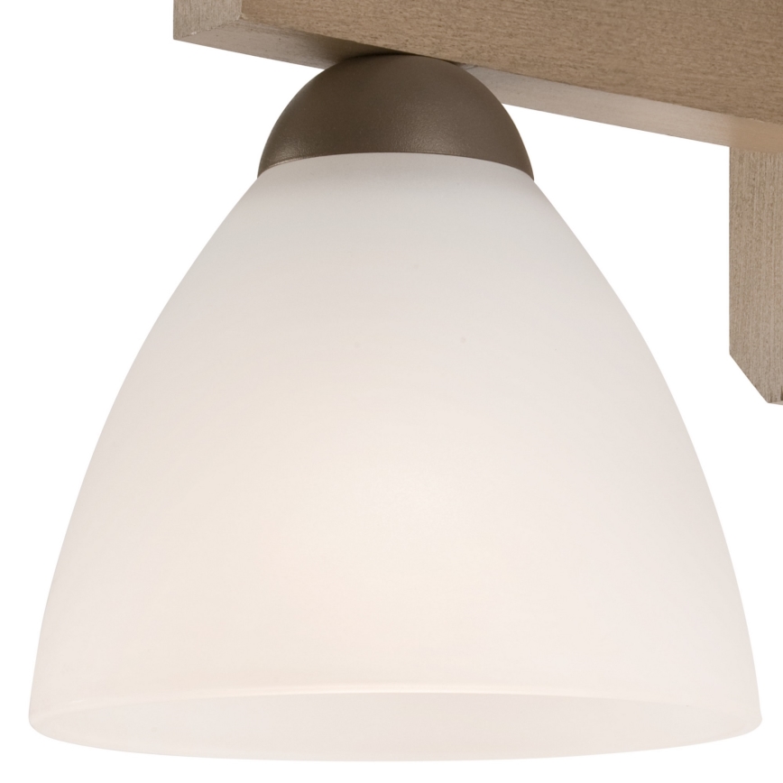 Wandleuchte ADRIANO 1xE27/60W/230V Buche