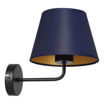 Wandleuchte ARDEN 1xE27/60W/230V lila/gold