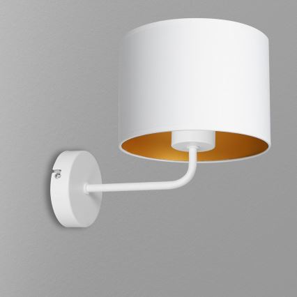 Wandleuchte ARDEN 1xE27/60W/230V weiß/goldfarben