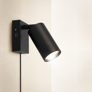 Wandleuchte CELE 1xGU10/30W/230V schwarz