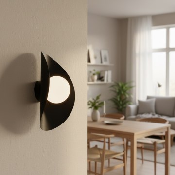 Wandleuchte FIERO 1xG9/8W/230V schwarz