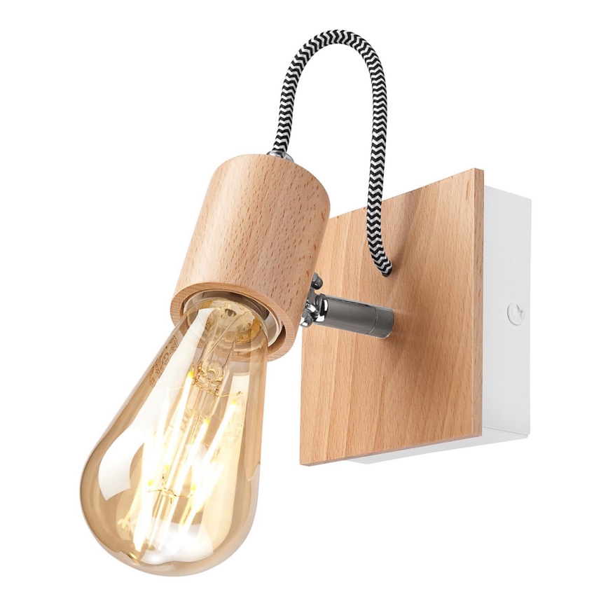 Wandleuchte GUSTAVO 1xE27/60W/230V Buche