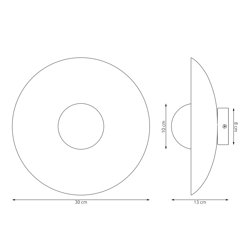 Wandleuchte INSPO 1xG9/8W/230V schwarz