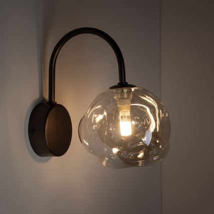 Wandleuchte LAVA 1xG9/8W/230V Bronze/rauchbeige