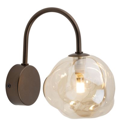 Wandleuchte LAVA 1xG9/8W/230V Bronze/rauchbeige