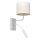 Wandleuchte LOFT SHADE 1xE27/60W+1xG9/8W/230V weiß/gold